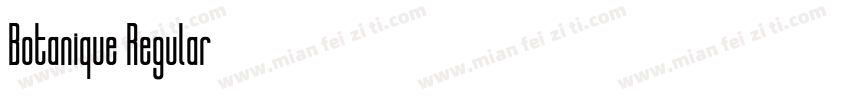 Botanique Regular字体转换